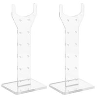 FUEENIRVA Indoor Plant Grow Lights Growing Lamp Stand Transparent 1 Pair