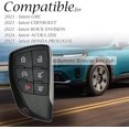 thumbnail image 5 of Vitodeco Leather Key Fob Cover Case Protector Compatible with Acura ZDX, Honda Prologue, Buick Envision - 6 Buttons, Red, 5 of 5