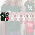 thumbnail image 3 of Ladies‘  Neck Solid Color Christmas Printed Casual Short Sleeve T Shirt, 3 of 4
