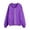 Purple, variant on Big Girls Hoodies Full Zip Sweatshirts Solid Color Hoodie with Front Sweatshirt Long Sleeved Pullovers Tops Size 14-15T ,Purple