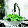 thumbnail image 5 of Kafoor 9" Large Fine Mesh Strainer with Thermo Plastic Rubber Handle - Sieve Fine Mesh Stainless Steel - Ideal to Strain Pasta, Quinoa and Rice., 5 of 7