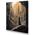 thumbnail image 2 of DESIGN ART Designart "Arabic City V" Surrealism Landscape Canvas Art Print 12 in. wide x 20 in. high, 2 of 5