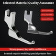 thumbnail image 4 of Sewing Machine Presser Foot, Stainless Steel Construction for Beaded Fabrics, Reduces Needle Breakage, Improves Sewing Efficiency, Ideal for Professional and Home Use, 4 of 9