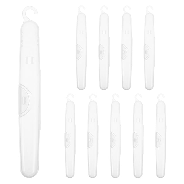Shisuyan 10pcs Toothbrush Box Portable Toothbrush Holder Toothbrush Containers Toothbrush Storage Cases