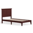 thumbnail image 4 of Cottage Style Solid Wood Platform Bed in Twin - Classic Cherry, 4 of 9