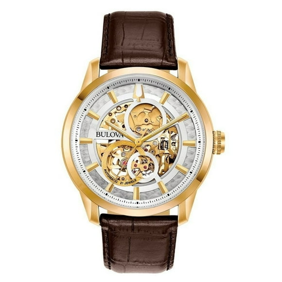 Reloj Bulova Sutton Automatic Skeleton Caballero Bulova Sutton 97A138