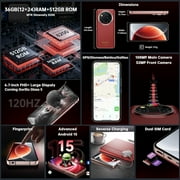 OUKITEL WP210 Rugged Phone 5G 2025, 36GB 512GB, Android 15,Black