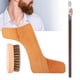 thumbnail image 5 of Kit de herramientas para dar forma a la barba NikouMX Cepillo de madera para bigote, 5 of 8