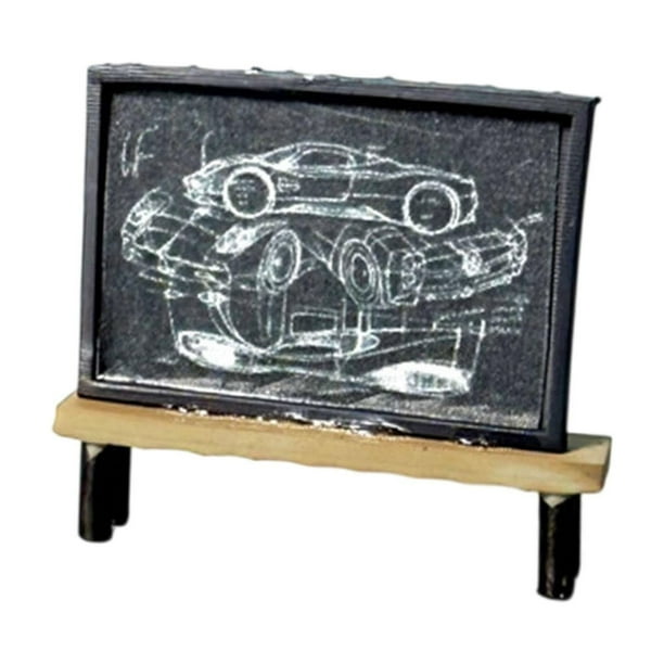 Taller de Reparación de Automóviles, Piezas de Taller, Herramientas de Reparación de Automóviles en Miniatura, Equipo Microscópico Hecho de PP Durader Estilo F