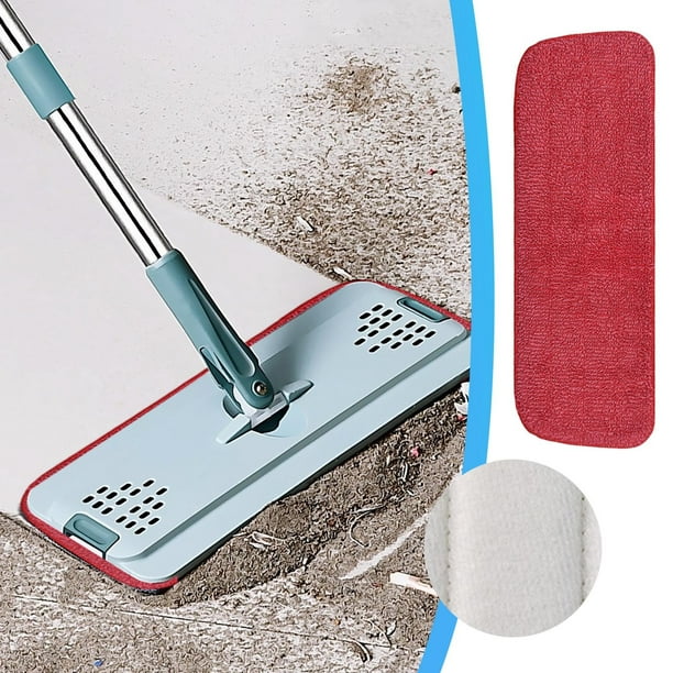 Almohadillas de repuesto de fregona de microfibra reutilizables | Reemplazo de limpieza absorbente lavable para fregona eléctrica | Superficie suave que no raya | Se adapta a madera dura, azulejo