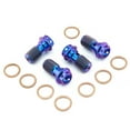 thumbnail image 6 of Titanium Single Banjo Bolt Rear Brake Master Cylinder (1.25mm) Race Spec Pack x4, 6 of 6