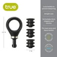 thumbnail image 4 of True 3 Locking Wine Stoppers with 1 Key for Wine and Liquor Bottles, Gifts, 4 of 11