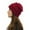 Red, variant on Babysbule Hats for Women Winter Winter Knit Beanie Hats For Women Stretchy Warm Slouchy Knitted Thick Skull Caps