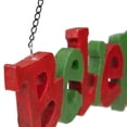 thumbnail image 4 of Northlight 9.5" Red and Green Hanging "Believe' and "Dream" Christmas Wall Decoration 9.5", 4 of 5