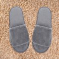 thumbnail image 4 of Zapatillas para huéspedes de hotel Zapatillas de spa antideslizantes con punta cerrada para mujeres y hombres Zapatillas desechables Zapatillas de hotel para interiores para viajes y uso doméstico, 4 of 6