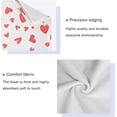 thumbnail image 3 of Coolnut 3 PCS Towel Valentine's Day Mother's Day Red Hearte Love Cotton Bath Towel Set (1 Bath Towel, 1 Hand Towel, 1 Washcloth) for Bathroom, Super Soft and Quick Dry Towels, 3 of 6