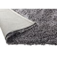 thumbnail image 3 of Chesapeake Microfiber Polyester Shag Medium Grey Canilla Area Rug (5'x7'), 3 of 6