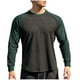 thumbnail image 2 of pstuiky manga larga para hombre, Suéter informal de moda para hombre, color liso, manga larga y cuello redondo. tops de invierno para hombre xl, 2 of 5