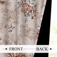 thumbnail image 4 of MIZHONA Pink Blackout Curtains for Living Room Rustic Window Curtains Rose Floral Curtains Set of 2,52"x84", 4 of 5