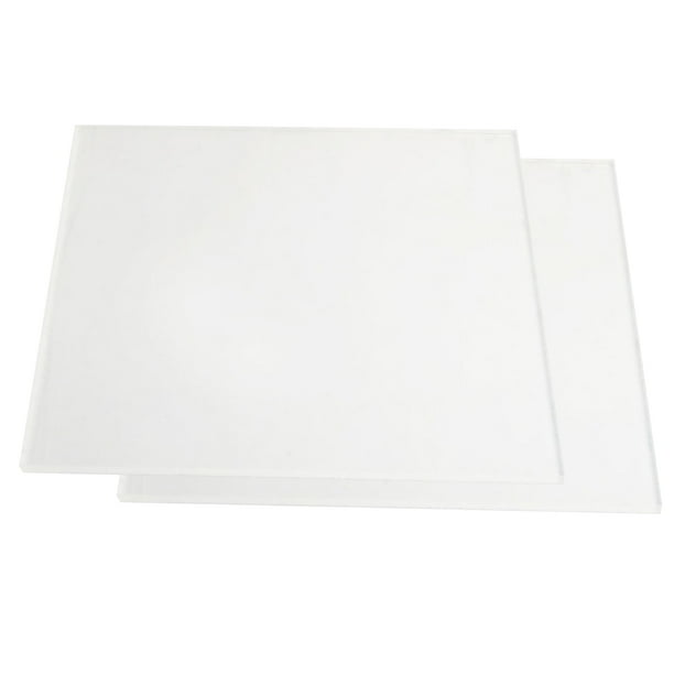 2 Piezas 5 mm Espesor Modelo Hojas de Acrílico Claro para Material de Construcción para de de Arena Sunnimix Placa de acrílico transparente