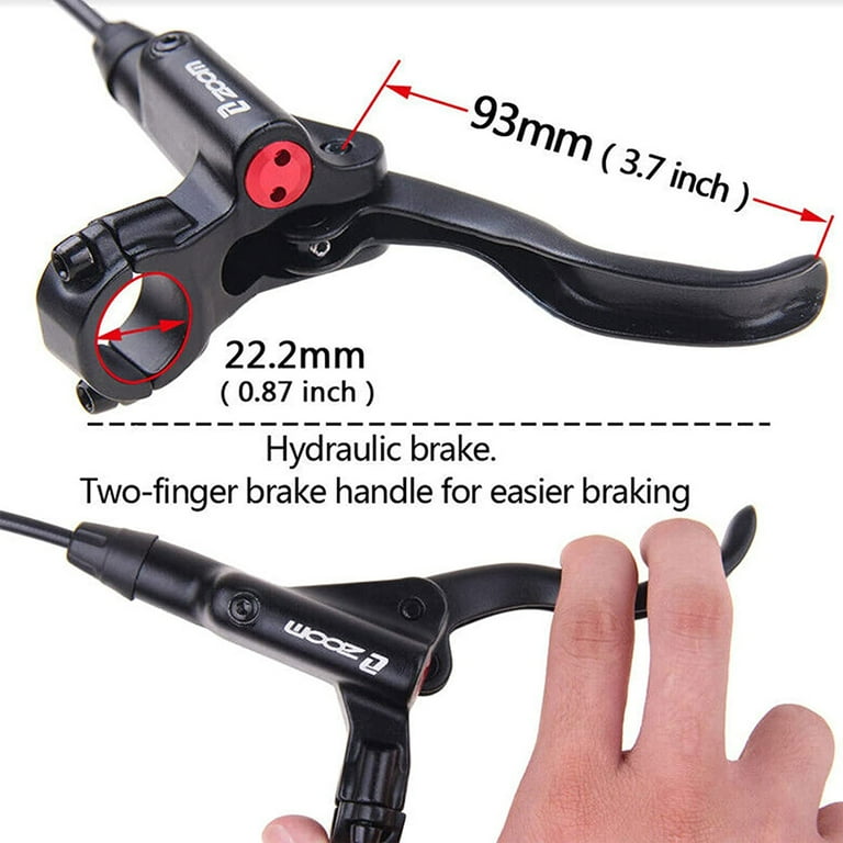 Hydraulic brakes set mtb hot sale