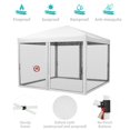 thumbnail image 5 of Studyset 10 x 10 FT Pop Up Canopy,3 Height Adjustable Canopy with Mosquito Netting,Portable Screen Shelter with Wheeled Carry Bag, Easy Up Screen Shelter,Heavy Duty Sun Shade for Patio, 5 of 6