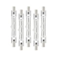 thumbnail image 1 of 5 Pack R7s 118mm 300w 230v,r7s Halogen Linear Light Bulb, Dimmable Halogen Lamp For Construction Wo, 1 of 5
