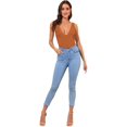 thumbnail image 5 of Women's Spaghetti Strap Knot Back Crop Top Wrap Cami Top, 5 of 5