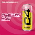 thumbnail image 4 of C4 Performance Energy Drink, Strawberry Blast, 16oz, Single Can, 4 of 9