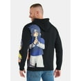 thumbnail image 3 of Naruto Men's and Big Men's Front and Back Graphic Hoodie, Sizes S-3XL, 3 of 5
