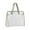 Green#1, variant on Yhmxh A4 Paper Storage Document Bag, Clear Stationery Supplies Bag for Notepad, Transparent Tutorial Bag for Homework, Large Pocket Craft Tote with Handles, Sewing Project Organizer (Blue)