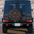 thumbnail image 5 of Kll Heart And Stars Tire Cover,Universal Wheel Tire Cover For Trailer, Rv, Suv, Truck,Camper And Many Vehicle,(15 Inch), 5 of 8