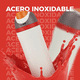 thumbnail image 3 of Termo Botella De Agua 24oz (709 Ml) Tapa Hermética Antifugas Xtellar Blanco/rojo, 3 of 3