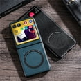 thumbnail image 3 of SaniMore Case for Motorola Razr 40 (6.9" 2023 Release), Wear-resistant PU Leather Rugged PC Backplane Wireless Charging Slim Lightweight Anti-drop Shockproof Magnetic Cover, Green, 3 of 6