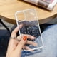 thumbnail image 2 of Compatible with iPhone 11 Pro Max Case for Girls,Soft Slim Fit Full-Around Protective Cute Clear Sparkly Bling Star Phone Case Glitter Cover -White, 2 of 4