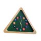 thumbnail image 3 of Reloj de pared con bola de billar, adorno colgante de calidad que no hace tictac, mesa de billar triangular de 14 pulgadas, reloj de pared para Bar, BLESIY Reloj de pared, 3 of 8