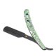 thumbnail image 4 of Maquinilla De Afeitar Recta, Verde, Eje Giratorio De 360 ??°, Afeitadora Manual, Maquinilla De Afeitar Recta Doblada, Profesional Para Hombres, Para El Hogar, Para El Salón ANGGREK Otros, 4 of 8