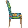 thumbnail image 3 of Funda protectora para silla elástica ABPHQTO estilo dibujos animados peces juego de 4, 3 of 4