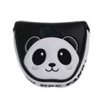 thumbnail image 1 of Golf Blade Putter Cover Golf Putter Headcover PU Fabric + Plush For Golf Large Semicircular L-shaped Rod Head Cover 1 / 2 Pcs, 1 of 9