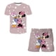 thumbnail image 1 of Conjuntos de ropa de Mickey Mouse para niñas de 1 a 14 años, camisetas de verano con cuello redondo y pantalones cortos con cintura elástica, ropa informal de dibujos animados, trajes 6T Gao Jinjia LED, 1 of 2