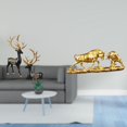thumbnail image 2 of Escultura de resina de reno, alce, , ganado, estatuilla, estatua de animal china moderna, colección para mesa, escritorio, boda, regalo de inaugur, 2 of 8