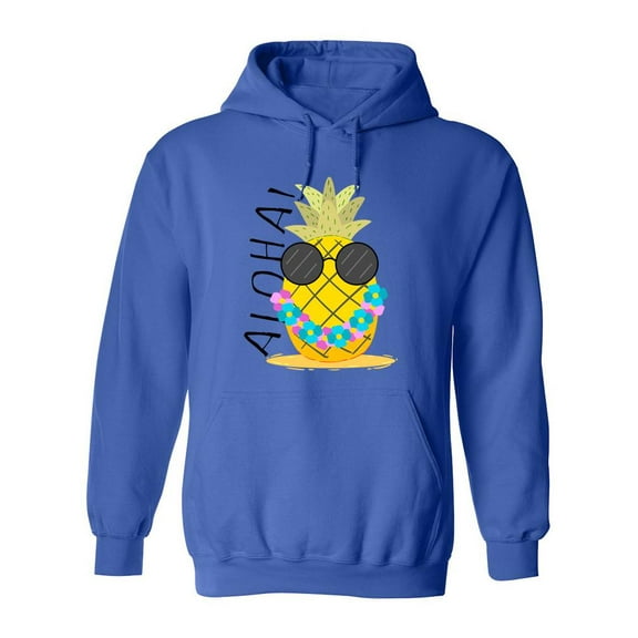 Aloha! Pineapple Hoodie Women -SPIdeals Designs, Female 4X-Large