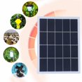thumbnail image 3 of Tebru 5V Solar Panel,Solar Panel,3W 5V Polycrystalline Silicon Solar Panel DC Output Charger Battery Outdoor Garden Light, 3 of 8
