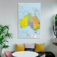thumbnail image 6 of Australia Map Posters Poster Cool Artworks Painting Wall Art Canvas Prints Hanging Picture Home Decor Posters Gift 20x30inch(50x75cm), 6 of 6