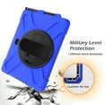 thumbnail image 5 of XYX Case for Samsung Galaxy Tab Active4 Pro/Tab Active Pro with 360 Degree Rotating, Hand Strap, Shoulder Strap for 10.1 inch SM-T540/SM-T547/SM-T636B, Blue, 5 of 7
