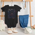 thumbnail image 3 of PACMAN Game Over Retro Video Gaming Romper Boys or Girls Infant Baby Brisco Brands 12M, 3 of 6