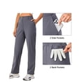 thumbnail image 5 of Little Donkey Andy Women's Golf Pants Stretch Quick Dry Business Casual Slacks with Pockets, Grey L, 5 of 6
