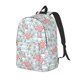 thumbnail image 1 of Disketp Cute Rabbit And Heart print Canvas Backpack Lightweight Travel Daypack Student Rucksack Laptop Backpack-Small, 1 of 5