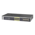 thumbnail image 2 of NETGEAR 16-Port Gigabit Ethernet Smart Managed Plus PoE Switch, Black, 2 of 4