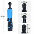 thumbnail image 6 of 65N.m 3/8" Angle Ratchet Wrench Cordless Electric Right Angle Wrench Set Drill Screwdriver Wrench Tools with Battery Charger Kit, 6 of 6